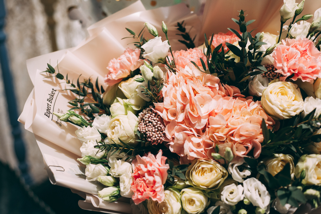 Close-Up Shot of Flowers Bouquet